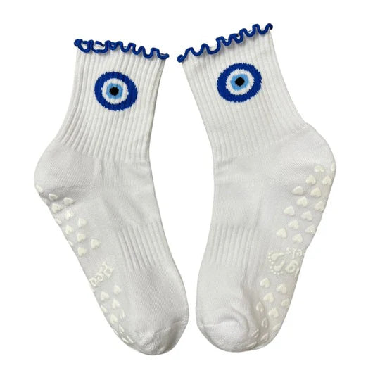 Evil Eye Grip Socks