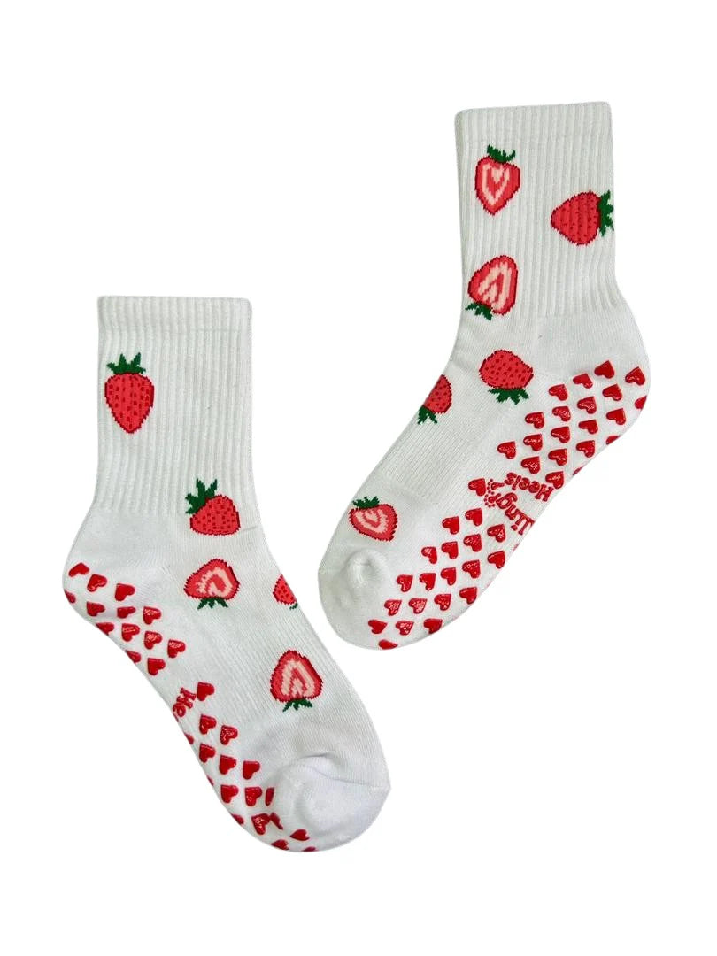 Berry Zen Grip Socks