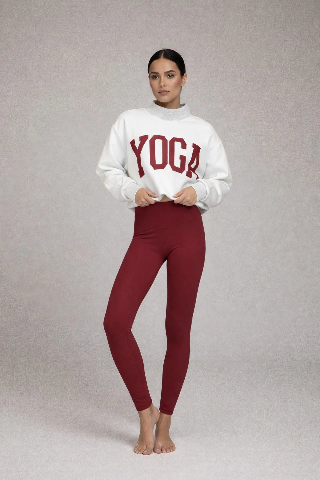Pilates Reversible High Neck Sweatshirt