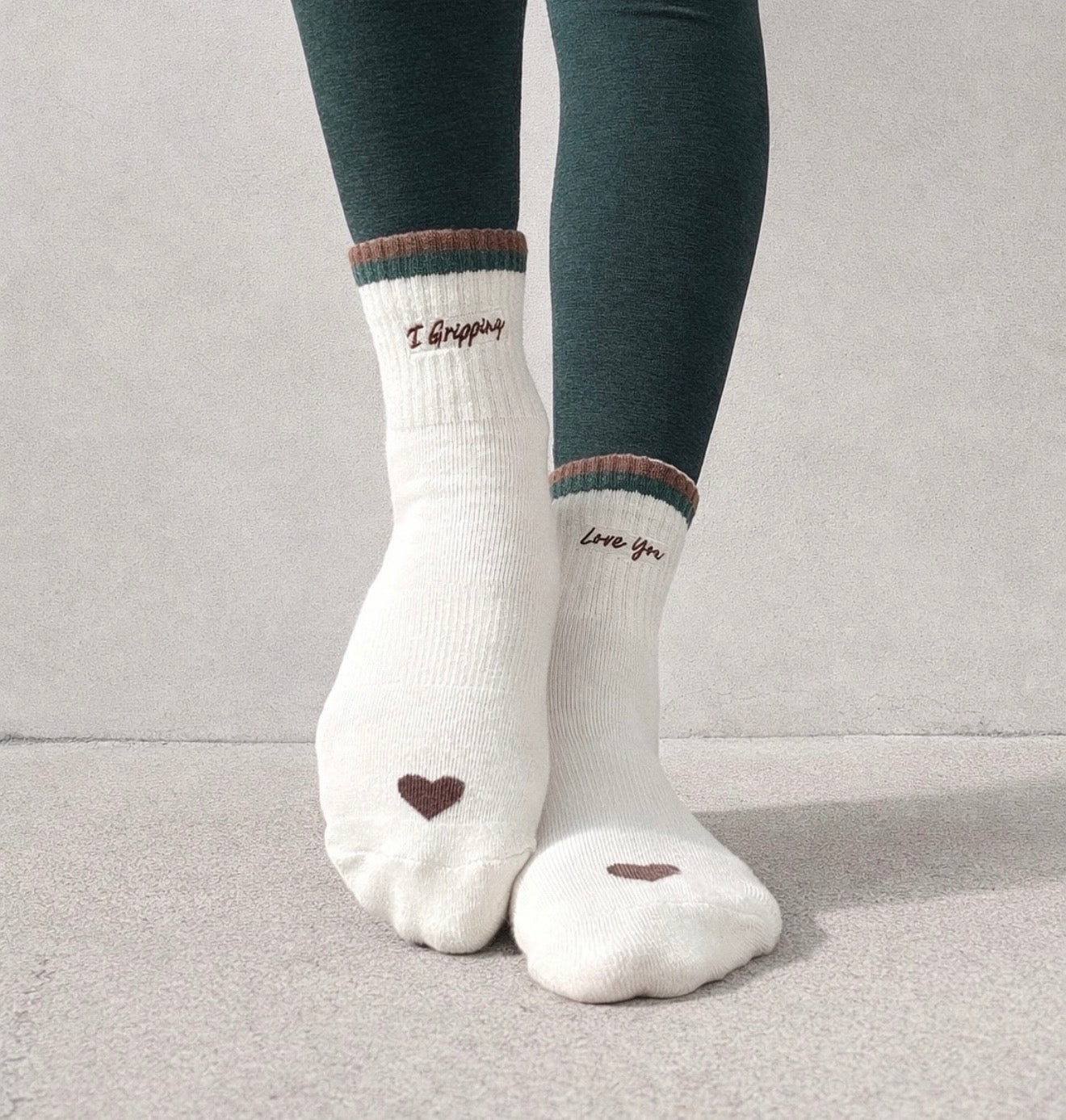 I Gripping Love You Grip Socks