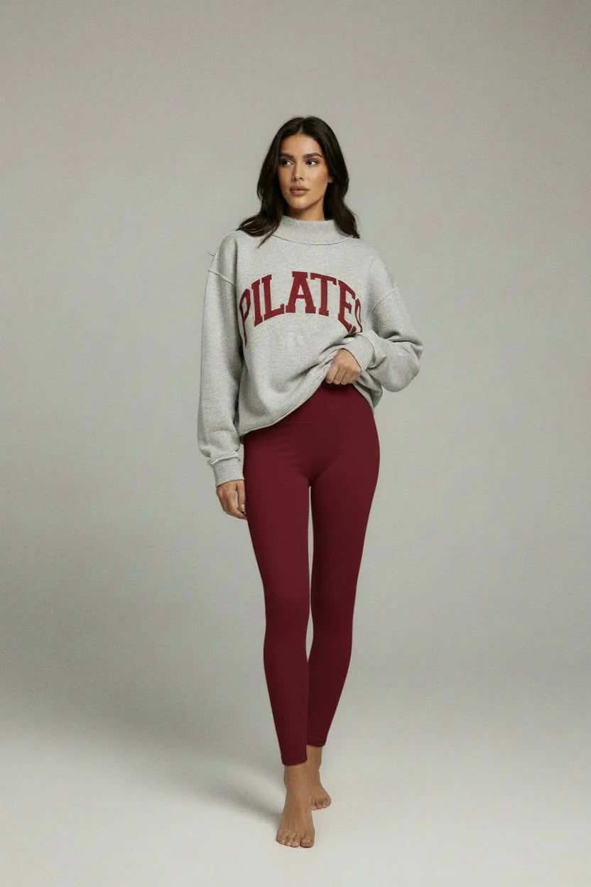 Pilates Reversible High Neck Sweatshirt